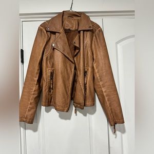 Max Studio leather jacket. Size Medium